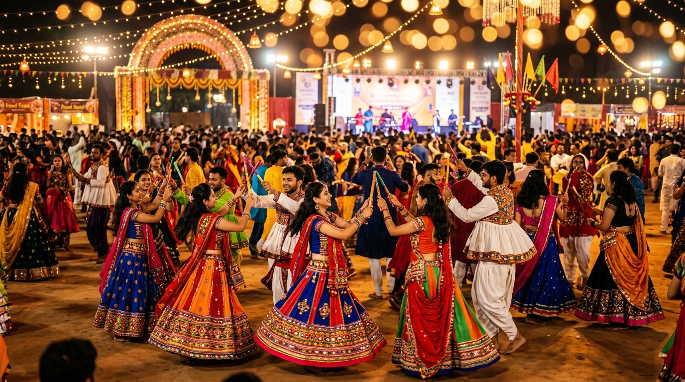 Navratri 2026: Managing 50,000+ Attendee Garba Nights with Eventico