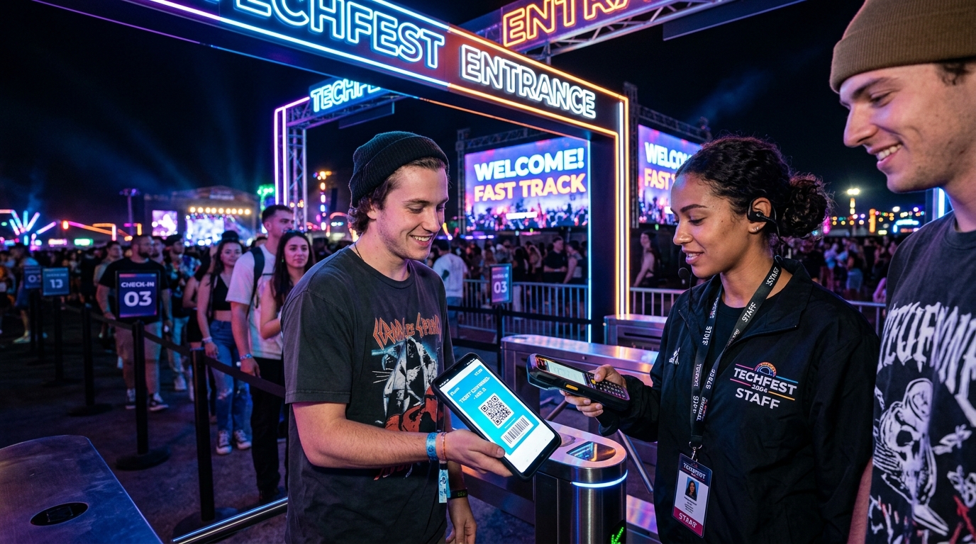 Zero Queue Entry: How High-Speed QR Check-in Works Under Peak Load
